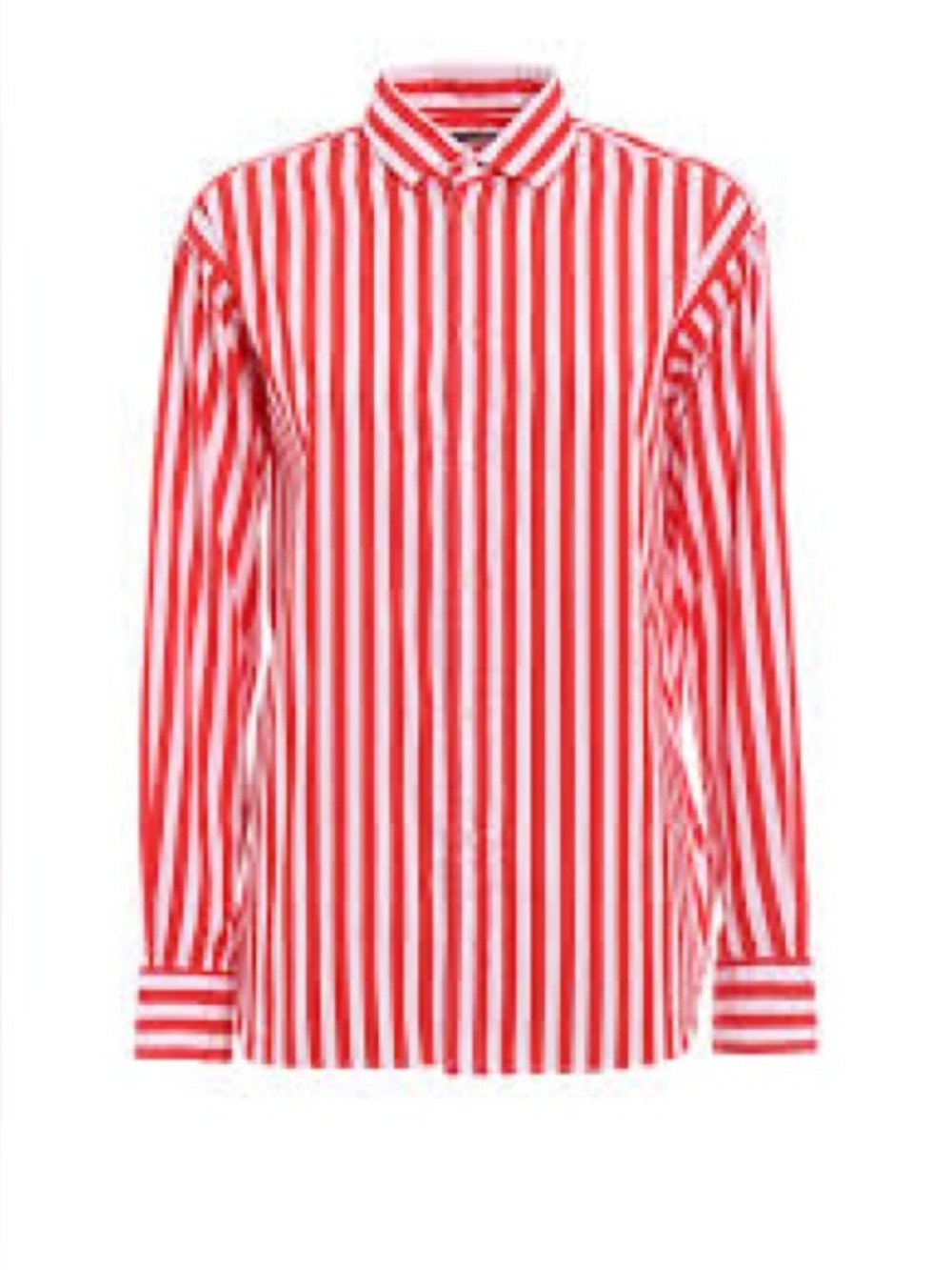 NWT- Polo by Ralph Lauren Red & White Stripe Button-Up Shirt Size 6